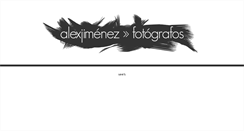 Desktop Screenshot of alexjimenez.es